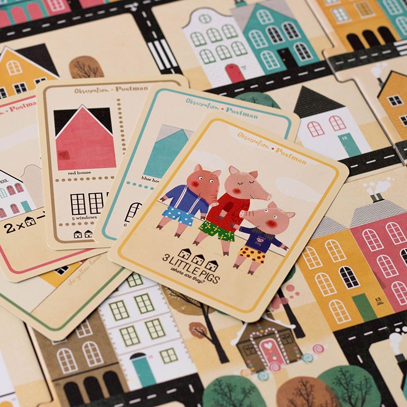 Family game of observation and speed